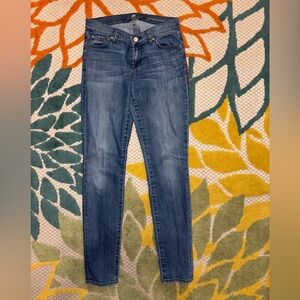 7 For All Mankind Guinevere Skinny Jeans Size 26